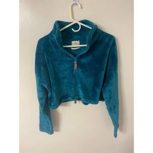 Urban Outfitters cropped fleece pullover